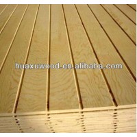 T&G wall mdf board /grooved mdf board