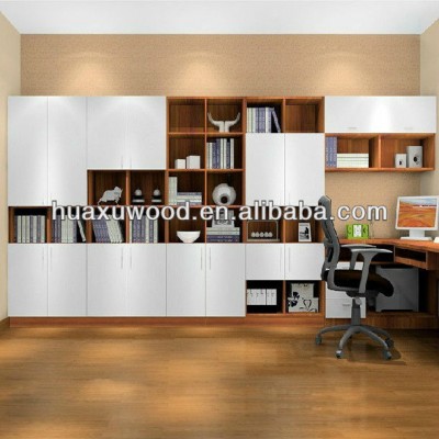 White fashion combined bookcase