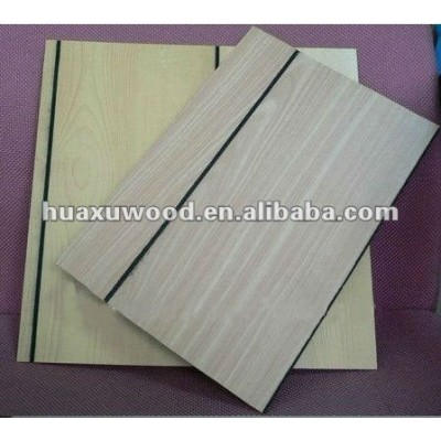 T&G wall mdf board /grooved mdf board