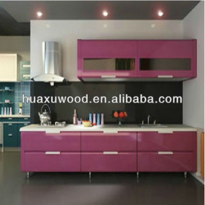 Special offer white /pink color kitchen cabinet